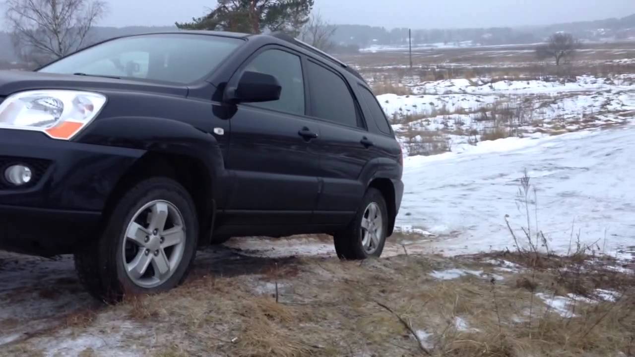 Off-road Kia Sportage в окрестностях Звенигорода