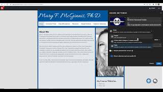 Setting your ePortfolio to be Publicly Viewable