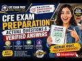 CFE Exam Preparation Actual Questions &amp; Verified Answers #cfeexamprep #examprep