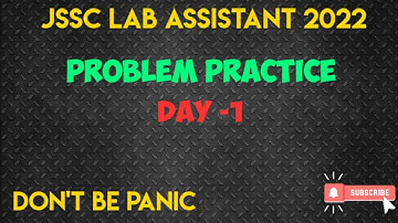 JSSC LAB ASSISTANT PHYSICS 2022!! PROBLEM PRACTICE!!!!