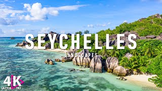 FLYING OVER SEYCHELLES 4K UHD - Relaxing Music Along With Beautiful Nature Videos - 4K Video UltraHD