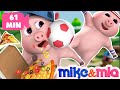 This Little Piggy Went to Market | Peppa Pig Nursery Rhymes | Kids Songs by Mike and Mia