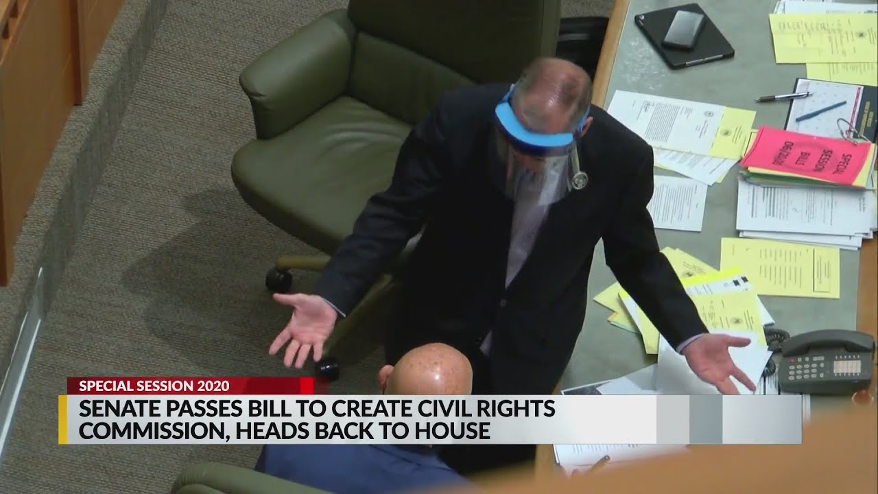 Civil Rights Commission bill passes Senate - YouTube