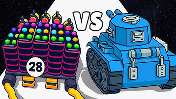 Runner Merge Tank vs Toy Rumble 3D ASMR Gameplay Android iOS Satisfying Mobile Games – Merge, Battel