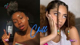 Tik Tok Curly Hairstyles and Slayed Edges ♥️🍒 | LOW KEY EXTRA EDITION