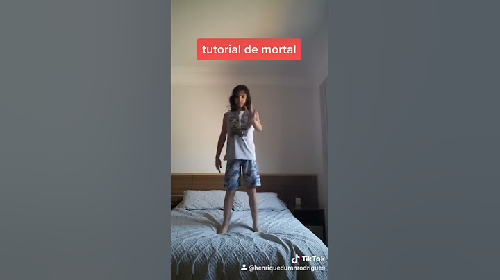 Tutorial de como fazer mortal para trás