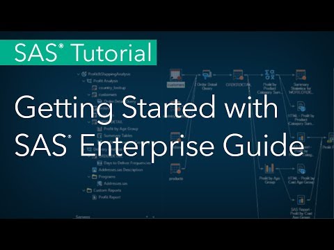 SAS Tutorial | Getting Started with SAS Enterprise Guide (Quickstart)