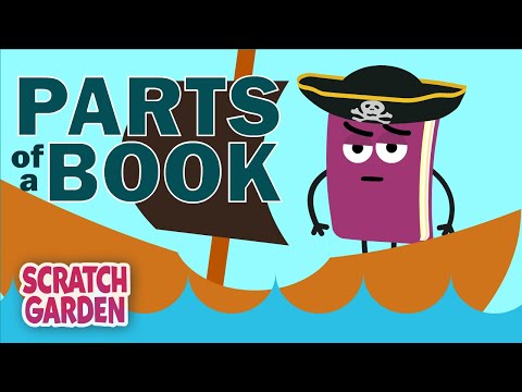 The Parts of a Book Song | English Songs | Scratch Garden