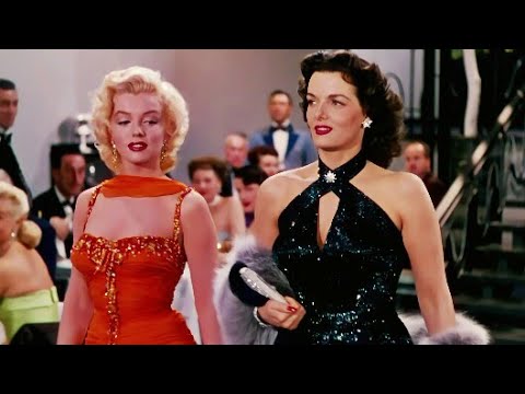 [Iconic] Marilyn Monroe & Jane Russell IN🎬Gentlemen Prefer Blondes (1953)🎥Director: Howard Hawks |HQ