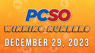 P571M Jackpot Ultra Lotto 6/58, 2D, 3D, 4D, and Mega Lotto 6/45 | December 29, 2023