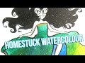 Homestuck Jade Harley Watercolour Drawing, Happy 413!