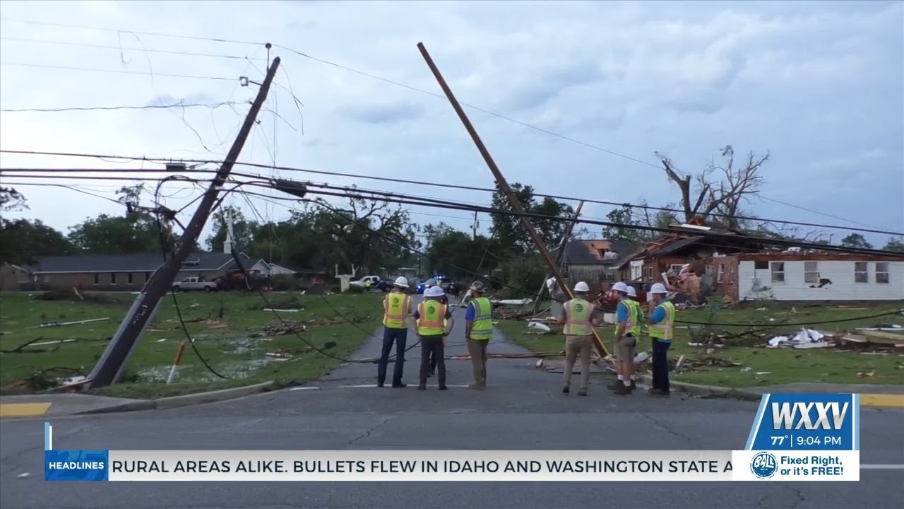 City of Moss Point feeling impacts of tornado YouTube