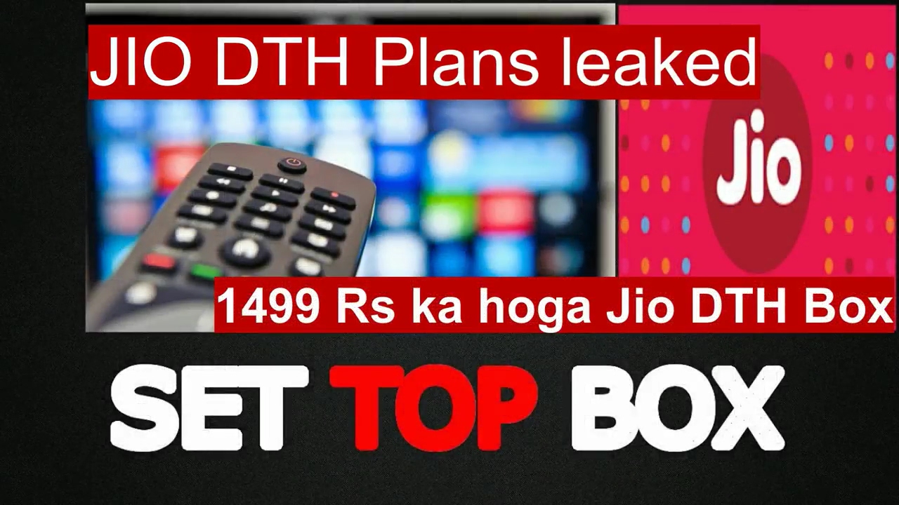 JIO DTH STB & PACK DETAILS
