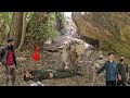 Hossein and the police's efforts in the mountains to capture the wild cave-dweller.