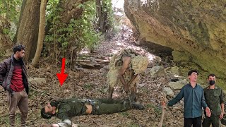 Hossein and the police's efforts in the mountains to capture the wild cave-dweller.