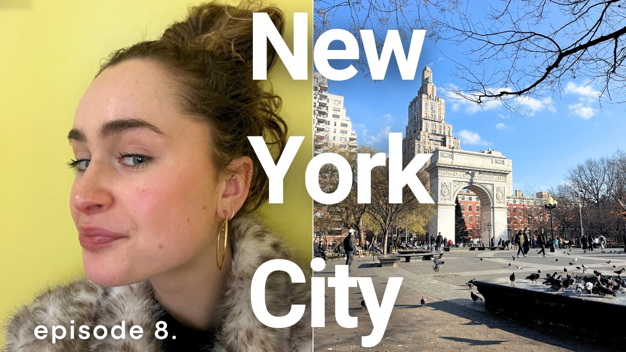New York City vlog!! (ep.7) | my FAV FOODS of NYC, *snowing* on Brooklyn Bridge 🌉❄️🗽