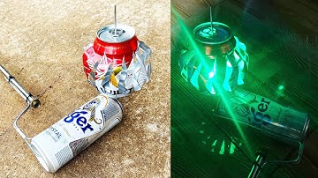 DIY | Make your own Mid-Autumn Festival Lanterns with Recycled Beer Cans 2023- Rotating Push Lantern