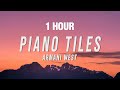 Armani West Piano Tiles Lyrics 1 HOUR Armani West Piano Tiles Lyrics 1 HOUR