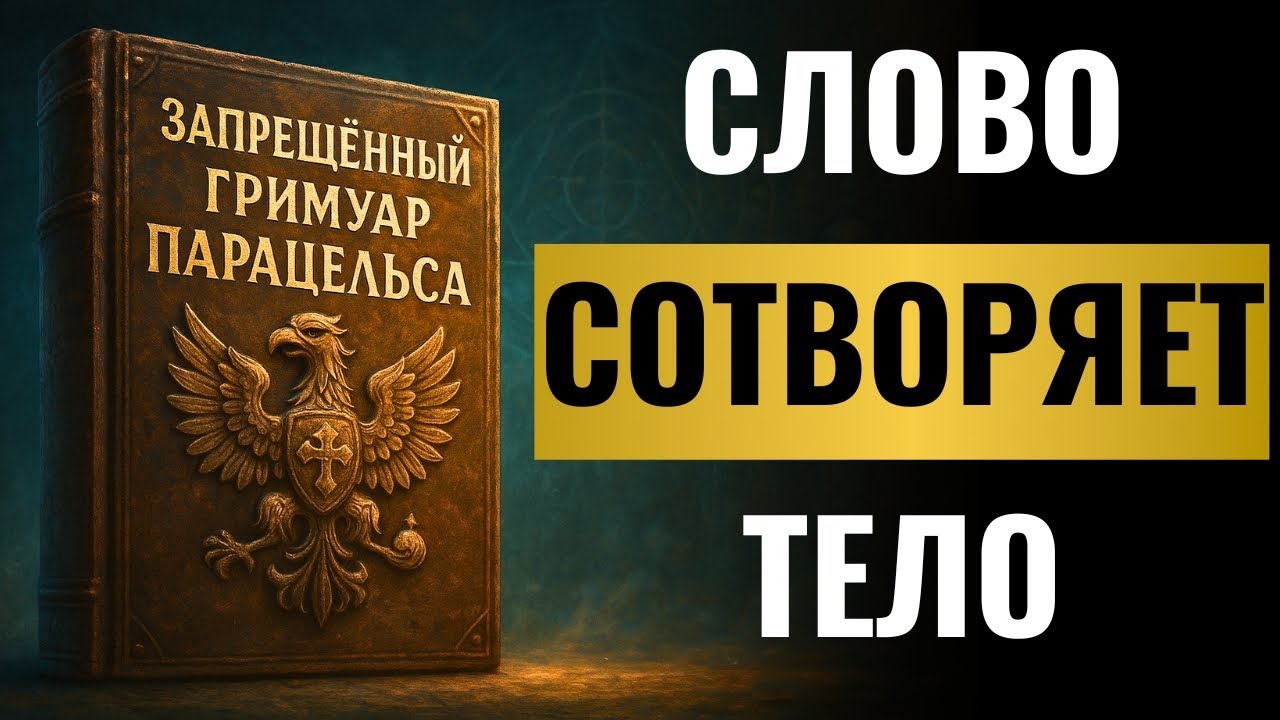 ЗАПРЕЩЁННЫЙ ГРИМУАР ПАРАЦЕЛЬСА: Твои клетки подчиняются священному слову | Аудиокнига