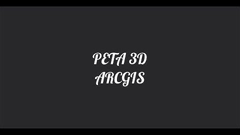 CARA MEMBUAT PETA 3D MELALUI ARCGIS MENGGUNAKAN DATA DEM  (ARCSCENE)