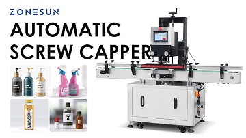 How To Use ZS-XG440S Automatic Servo Motor Capping Machine