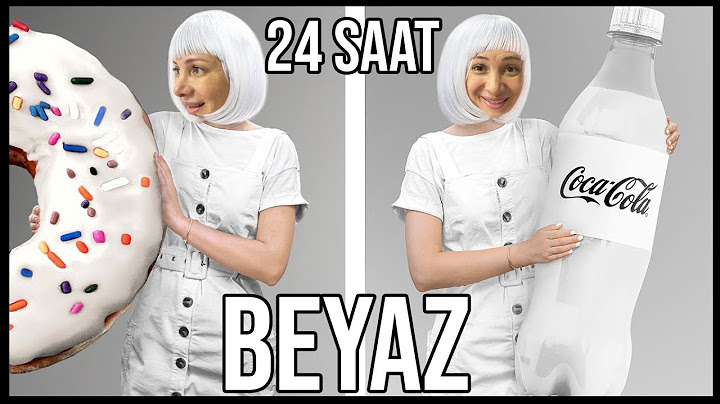 24 SAAT HER ŞEY BEYAZ CHALLENGE 24 SAAT TEK RENK CHALLENGE! ** TEK RENK BEYAZ** Dobişko Tv