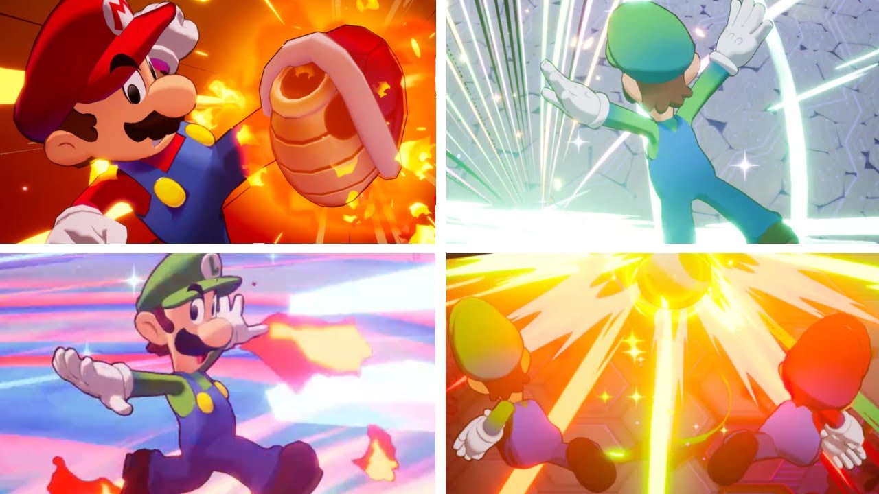 Mario & Luigi: Brothership - All Bros Special Attacks [EXCELLENT ...