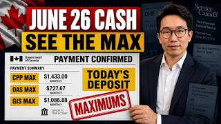 📌 It's June 26 — CPP, OAS and GIS All Land Today — Here Are the Maximum Amounts for 2026