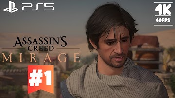 Assassins Creed Mirage Gameplay Walkthrough Part 1 (PS5 4K 60FPS) Full Game | No Commentary