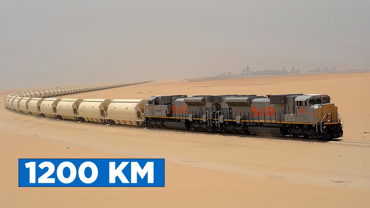 Construção da Ferrovia no Deserto Árabe