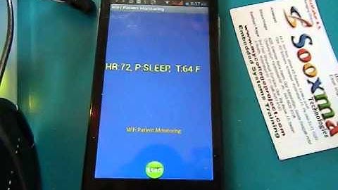 WiFi and Android Smart Phone based Patient