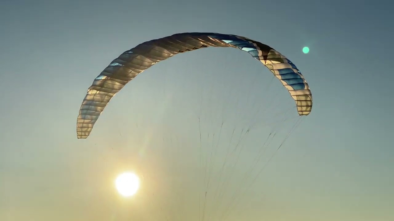 Ultra 3.5 sunset flight Opale Paramodels uncut 45 minutes, RC-Paramotor