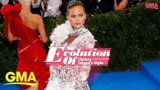 The style evolution of Chrissy Teigen | GMA Digital