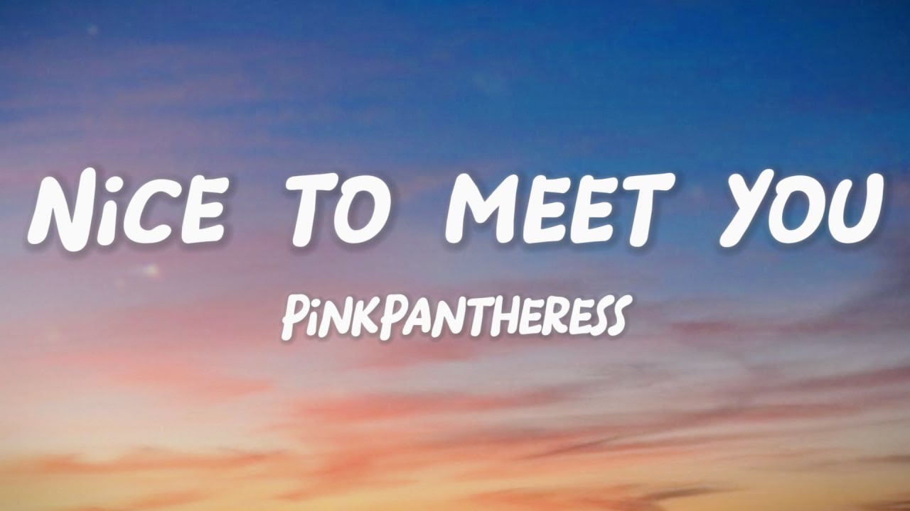 PinkPantheress Nice to meet you (Lyrics) ft. Central Cee YouTube