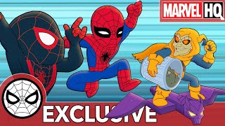 Spidey & Miles Save the City From Trash | Marvel Super Hero Adventures - Sticky Rain | SHORT screenshot 1