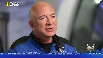 From Miami To Space, Amazon Founder Jeff Bezos Celebrates Historic Flight