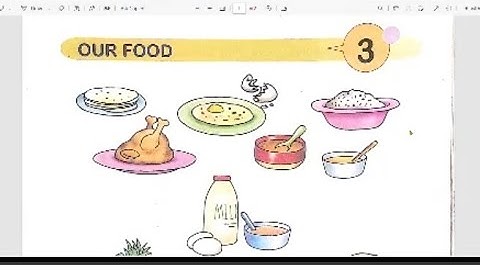 DAV class 1 EVS chapter 3 our food