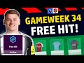 FPL GW34 Free Hit Active! My Free Hit Team (FPL 2024/25)