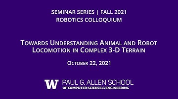 Towards Understanding Animal and Robot Locomotion Complex 3-D Terrain (Chen Li)