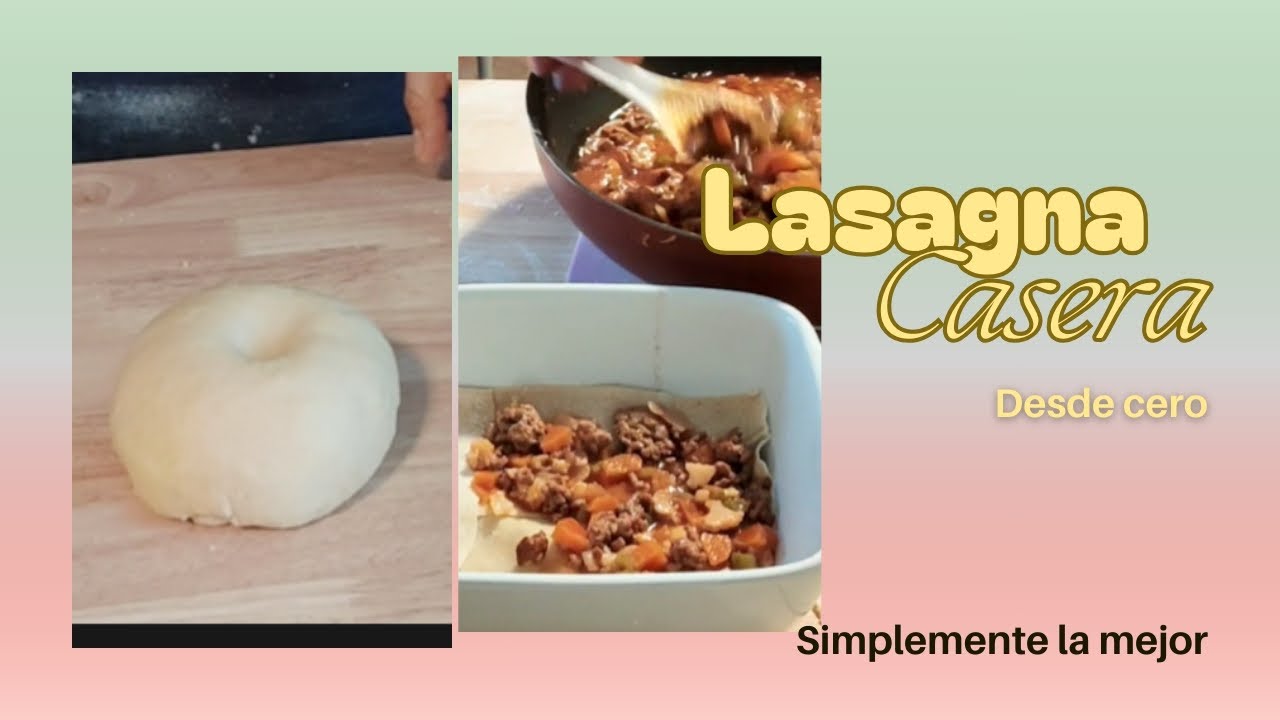 Impresionante lasagna casera