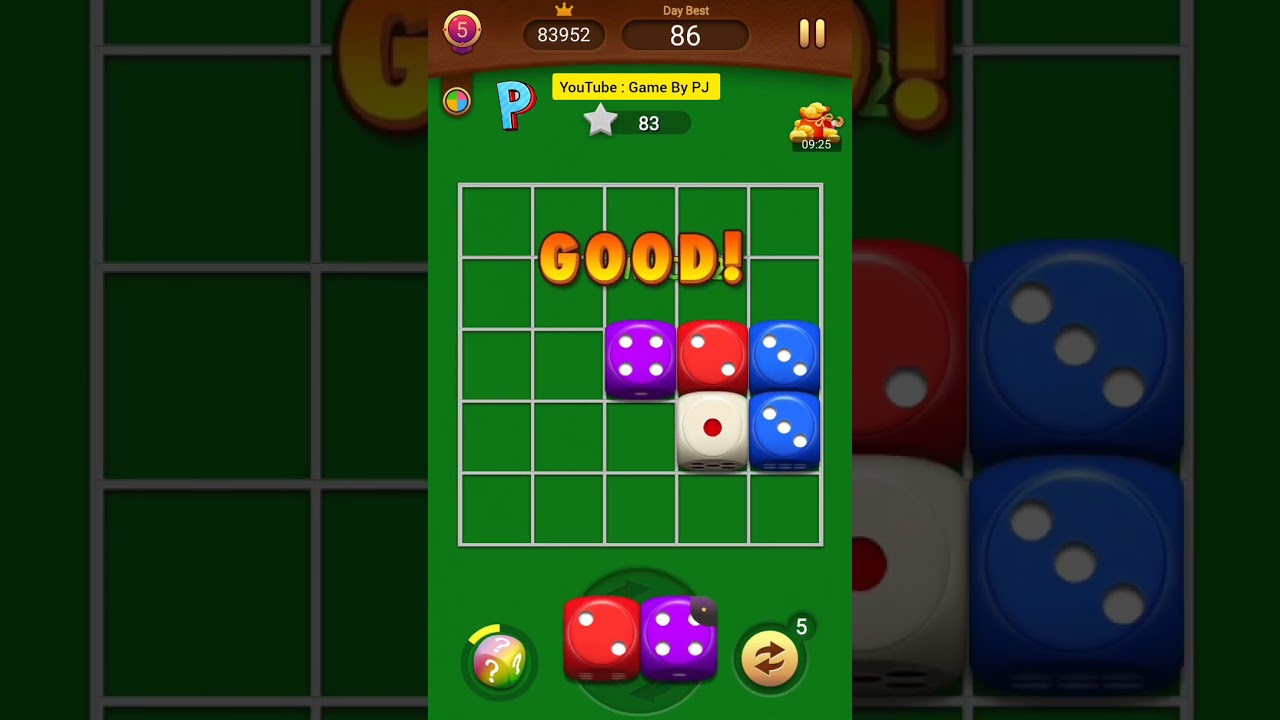 Game : Dice merge 3d free 1 ; game play ; solve puzzles