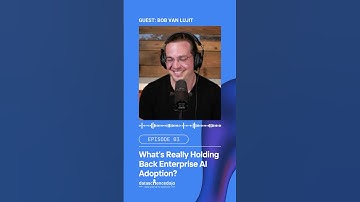 Wat staat de adoptie van AI in het bedrijfsleven nu echt tegen? | Bob van Luijt x Data Science Dojo