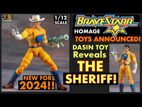 BRAVESTARR RETURNS AGAIN……AS THE SHERIFF! New Retro Toy Revival For 2024 By  Dasin Toy! 