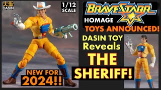 BRAVESTARR RETURNS AGAIN……AS THE SHERIFF! New Retro Toy Revival For 2024 By Dasin Toy!