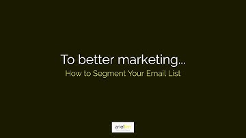 1MMV 045 - How to Segment Your Email List