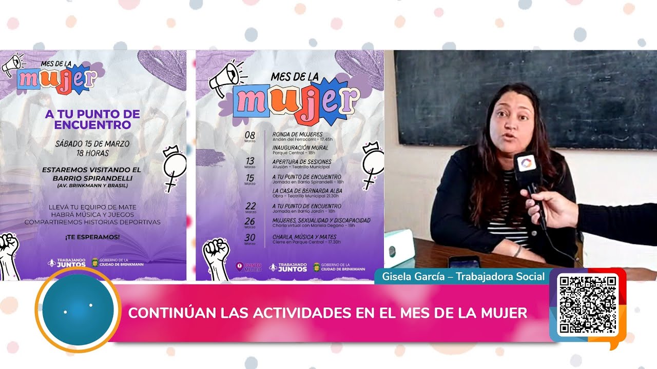 Continúan las actividades en el mes de la mujer - YouTube