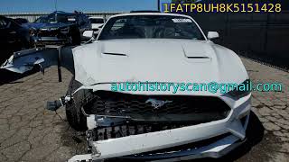 1FATP8UH8K5151428 FORD ALL Models 2019