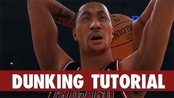 NBA 2K19 - DUNKING Tutorial: Eurostep Dunks, Spin Dunks, Reverse, 360, Jordan FT Line Dunks