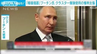 「報復措置」プーチン大統領 クラスター爆弾使用の権利主張(2023年7月16日)