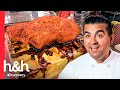 Bolo gigante para restaurante em forma de waffle com frango frito | Cake Boss | Discovery H&H Brasil